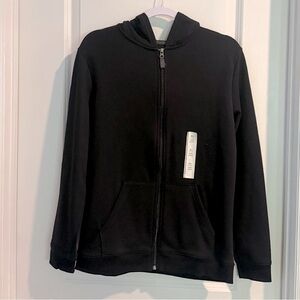Kids Black Zip Hoodie